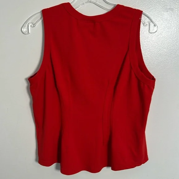 NWT Tail Tech Meryl Performance Golf/Tennis Workout Red Tank Top Size Large - Picture 7 of 9